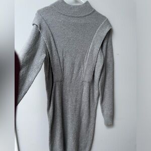 JLUX LABEL sweater dress ax M Gray